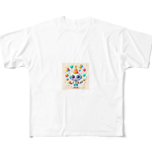 おちゃめ フルグラフィックTシャツ