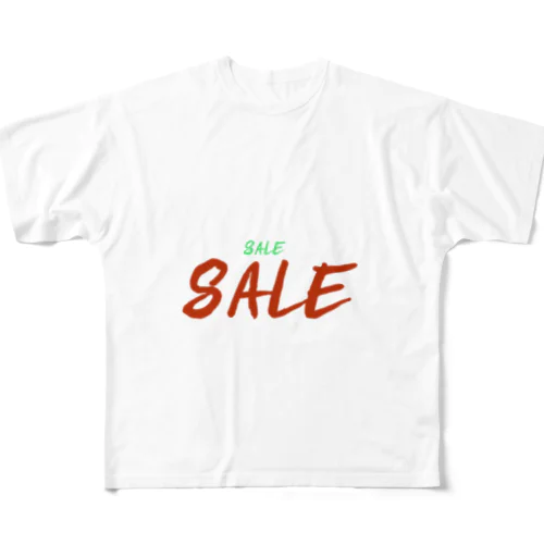 sale フルグラフィックTシャツ