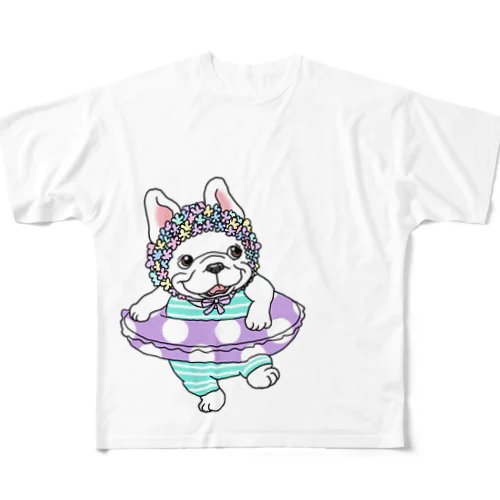 わーい、夏だよー！のフレブルちゃん。 フルグラフィックTシャツ