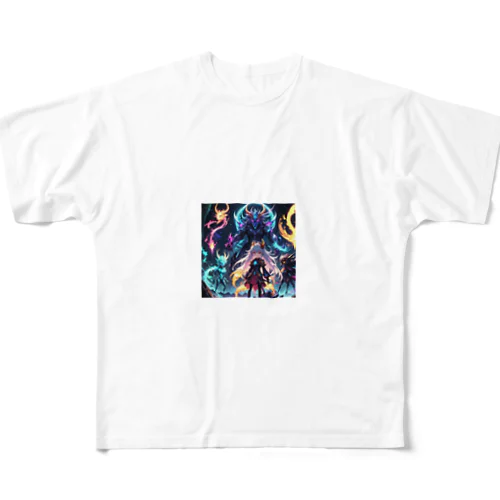 クリスタルの力を宿す神秘の戦士 All-Over Print T-Shirt