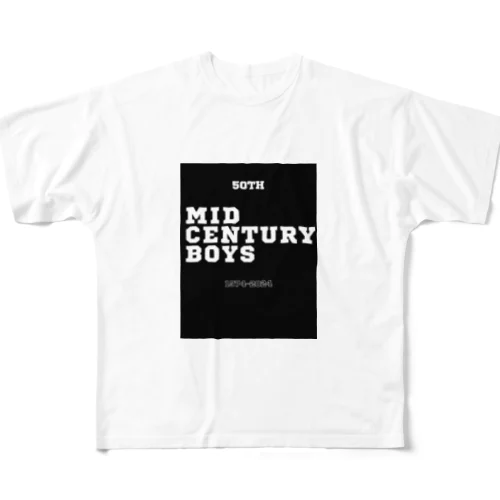 50th MID CENTURY BOYS フルグラフィックTシャツ