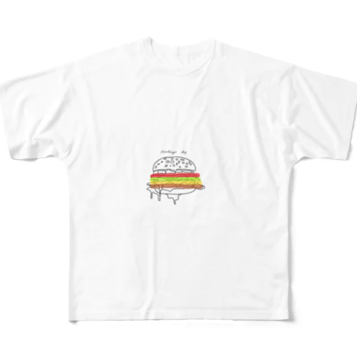 Humberger day① フルグラフィックTシャツ