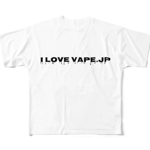 I LOVE VAPE.JP フルグラフィックTシャツ