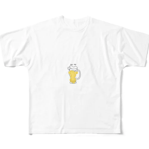 beer love② フルグラフィックTシャツ