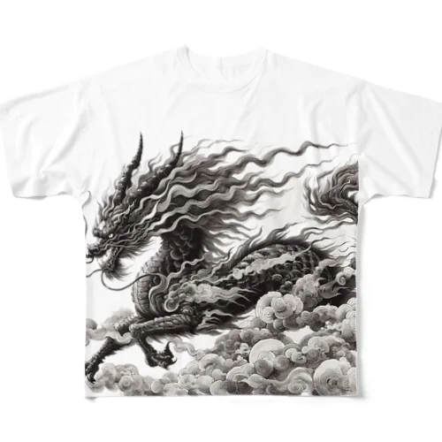 幻獣麒麟 No1.5 All-Over Print T-Shirt