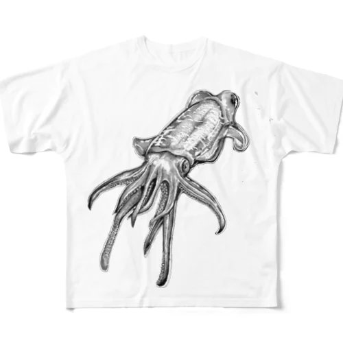 アオリイカ All-Over Print T-Shirt