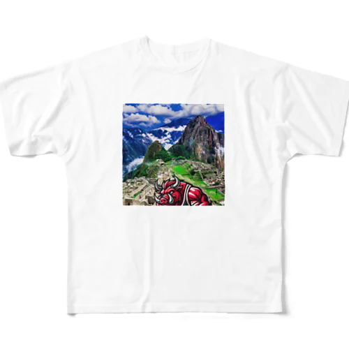イノさんマチュピチュで自撮り All-Over Print T-Shirt