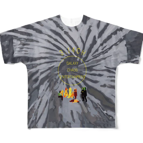 Tie-dye style Chaos T-shirts All-Over Print T-Shirt