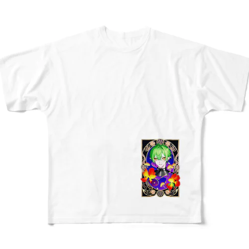 ミステリアスな悪魔 All-Over Print T-Shirt