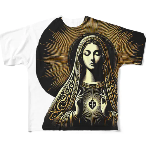 女神　マリア様　Ｔシャツ フルグラフィックTシャツ