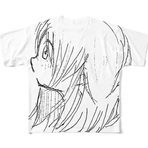 女の子 フルグラフィックTシャツ