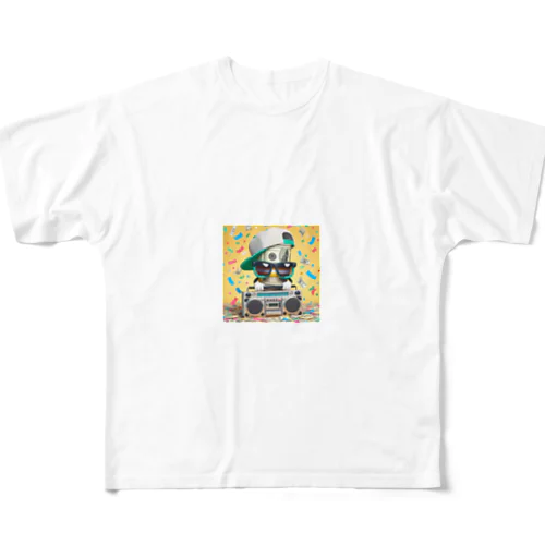 おかねロボ フルグラフィックTシャツ