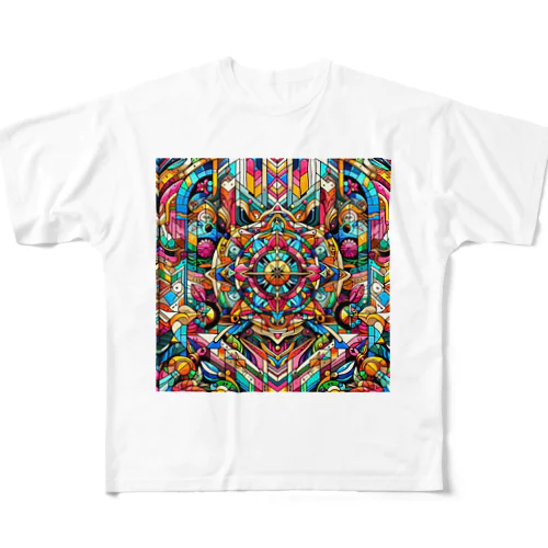 アート幾何学２ All-Over Print T-Shirt