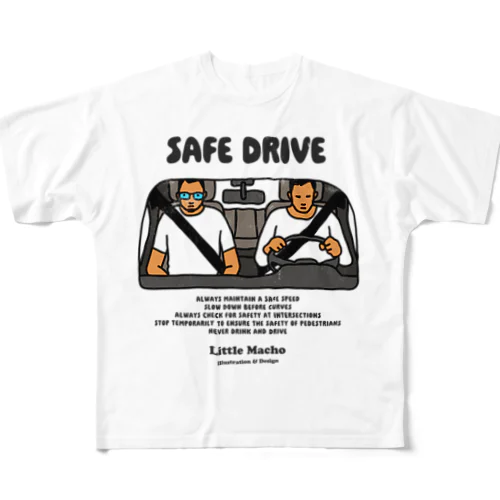 安全運転（A） All-Over Print T-Shirt