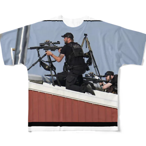 ザシークレットサービス狙撃部隊 フルグラフィックTシャツ