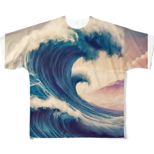 The Great Wave All-Over Print T-Shirt
