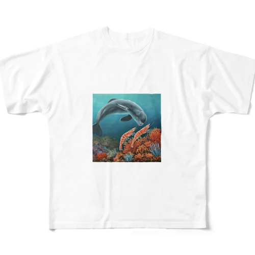 スナメリ All-Over Print T-Shirt