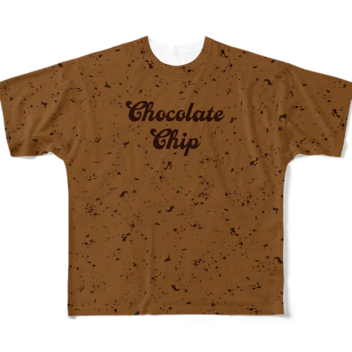 チョコチップ All-Over Print T-Shirt