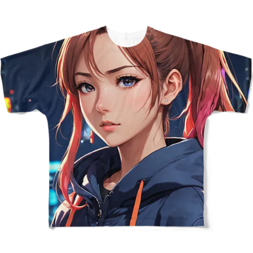 美少女シリーズ　ツンデレマリア All-Over Print T-Shirt