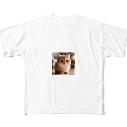 可愛いビッグアイブリティッシュグッズ All-Over Print T-Shirt