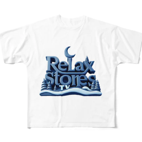 Relux 朗読 フルグラフィックTシャツ