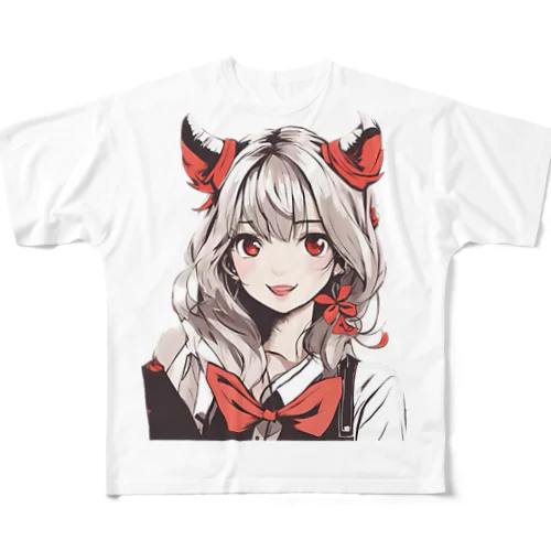 小悪魔ちゃん All-Over Print T-Shirt