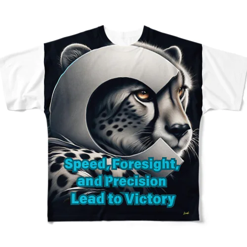 Speed, Foresight, and Precision Lead to Victory All-Over Print T-Shirt