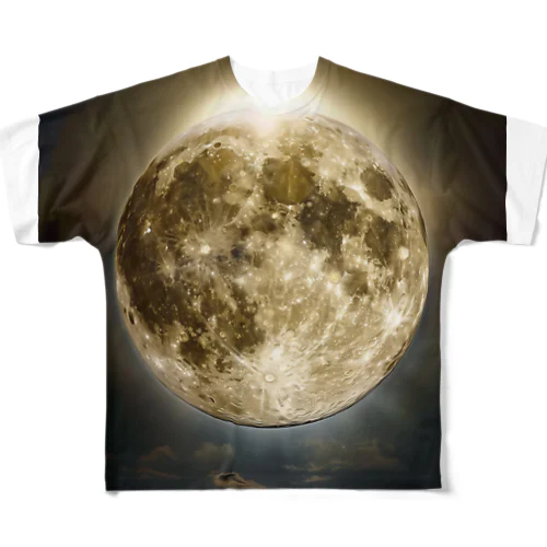 満月 All-Over Print T-Shirt