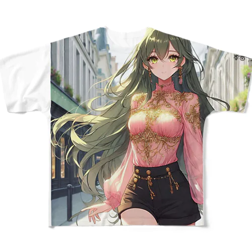 楽しい予感 フルグラフィックTシャツ