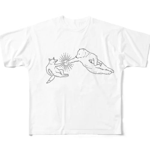 Creation of the fox フルグラフィックTシャツ