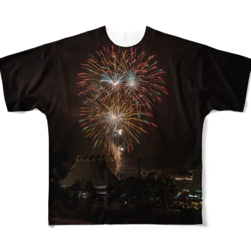 花火だドン All-Over Print T-Shirt