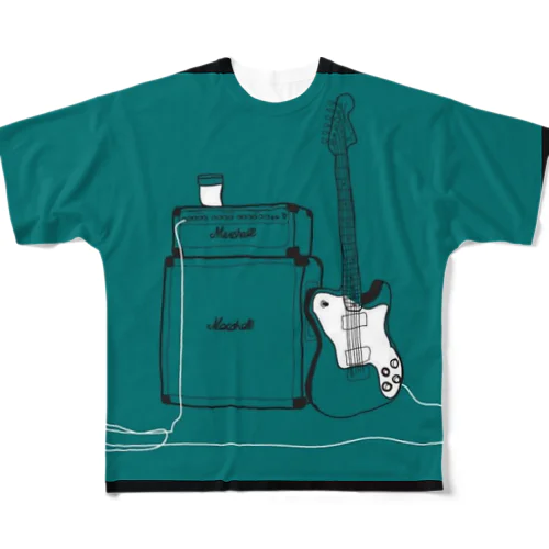 guitar All-Over Print T-Shirt