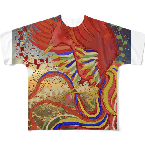 朱雀 All-Over Print T-Shirt