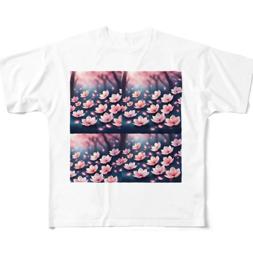 奉行のさくら All-Over Print T-Shirt