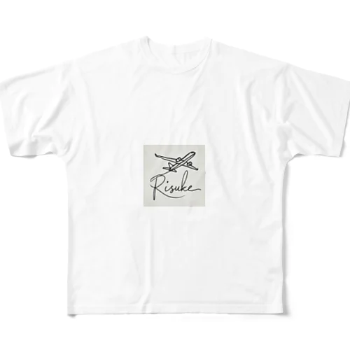 airplane/risuke All-Over Print T-Shirt