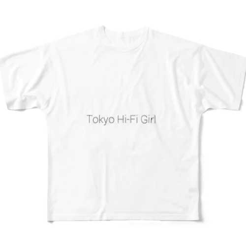 Tokyo HiFi Girl 풀그래픽 티셔츠