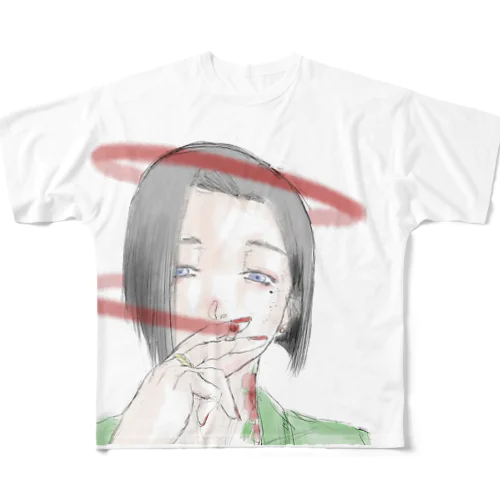 子幻想T All-Over Print T-Shirt