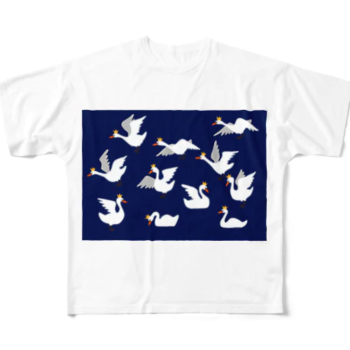 白鳥の王子  All-Over Print T-Shirt