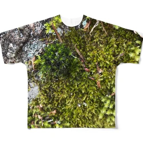 苔にされるやつ フルグラフィックTシャツ