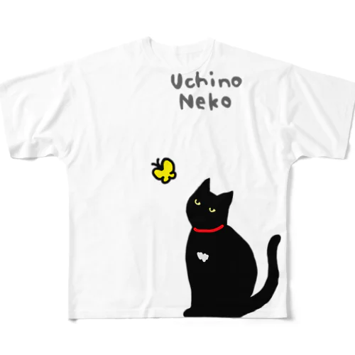 うちのねこ フルグラフィックTシャツ