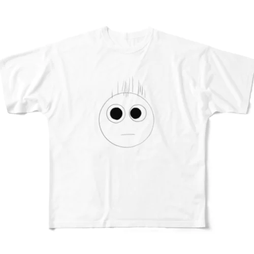 すべてを悟ったマン All-Over Print T-Shirt