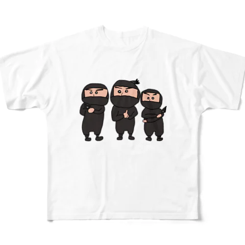 NINJA All-Over Print T-Shirt