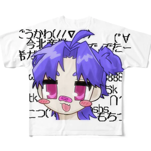 ウォタク魂 All-Over Print T-Shirt