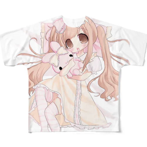萌え萌えおやすみTシャツ♥ All-Over Print T-Shirt