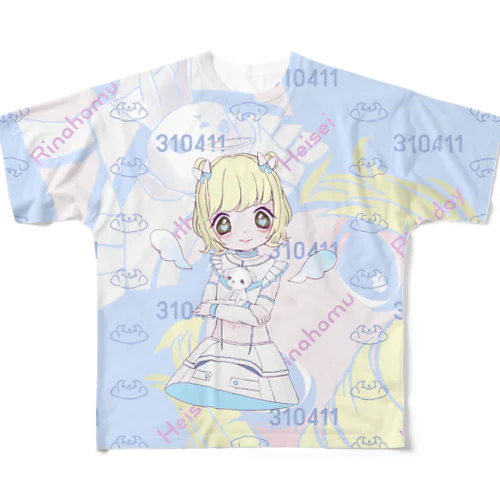 ♡ All-Over Print T-Shirt