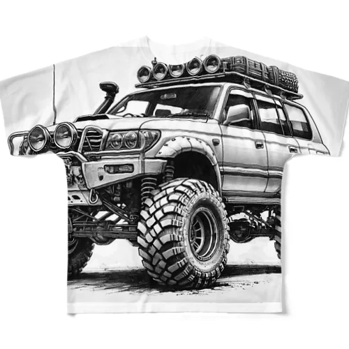 4×4 クロスカントリー All-Over Print T-Shirt