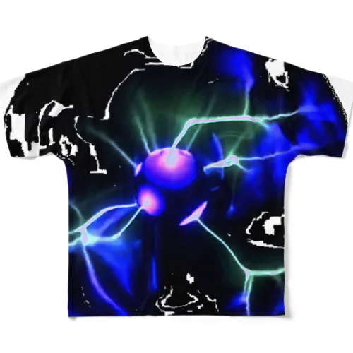 放電 フルグラフィックTシャツ