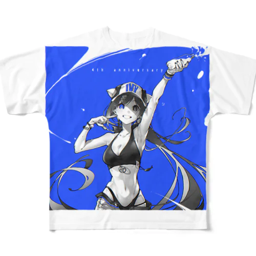 瀬名あいみ2025Summer All-Over Print T-Shirt