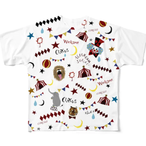 HAPPY☆CIRCUS All-Over Print T-Shirt