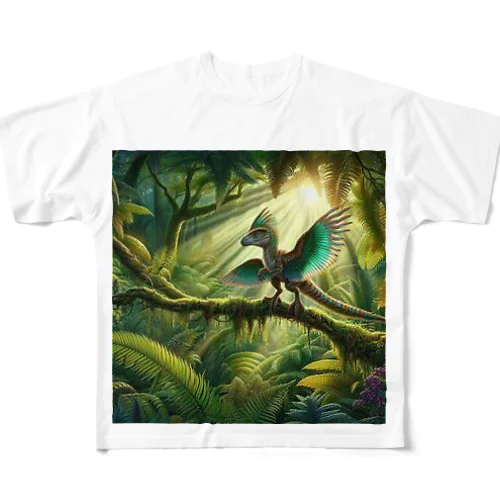 ジュラの森、虹色の目覚め All-Over Print T-Shirt